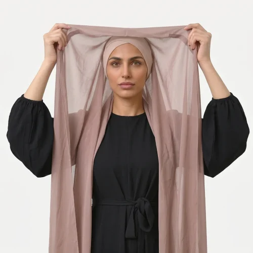 Hijab-bandeau boucle magnétique