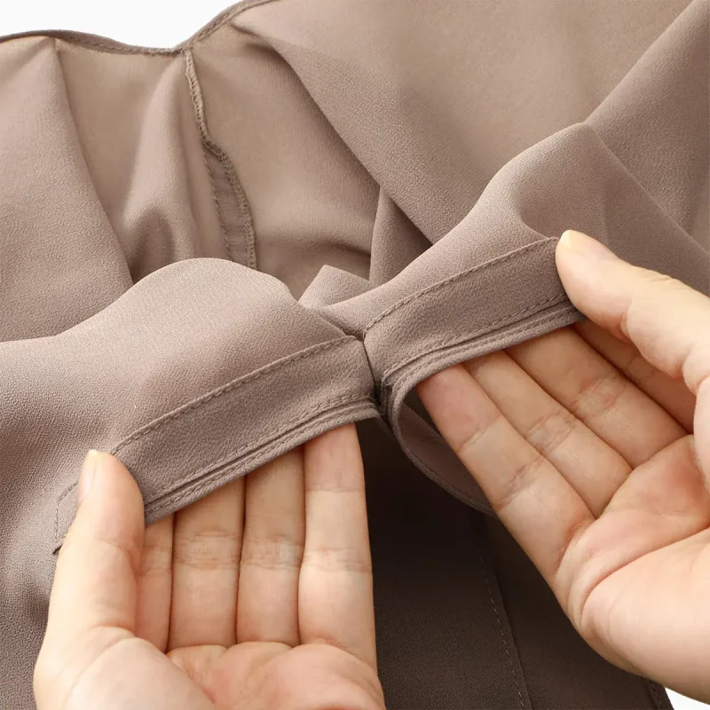 Hijab mousseline de soie et magnetique