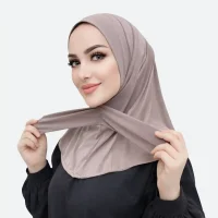 Hijab-bouton à nouer