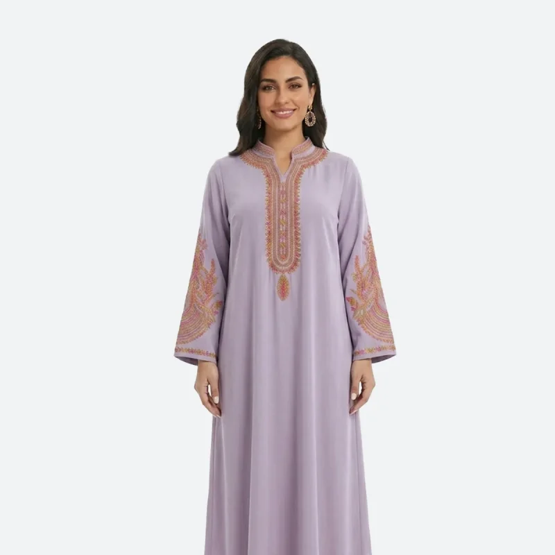 Abaya femme ample broderie Abaya femme ample broderie