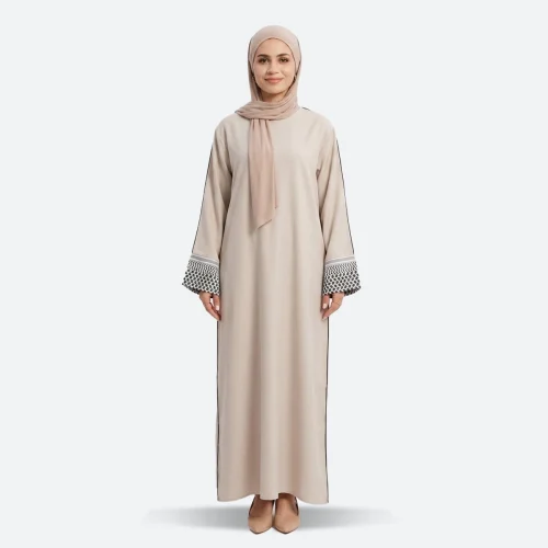 Abaya femme manches fantaisies