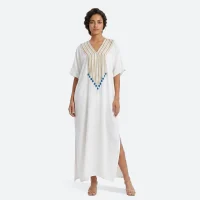 Abaya femme mousseline de soie