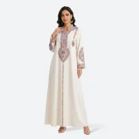 abaya femme robe brodée