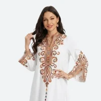 abaya femme robe broderie