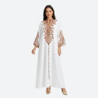 abaya femme robe broderie