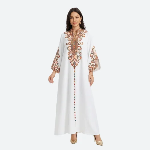 abaya femme robe broderie