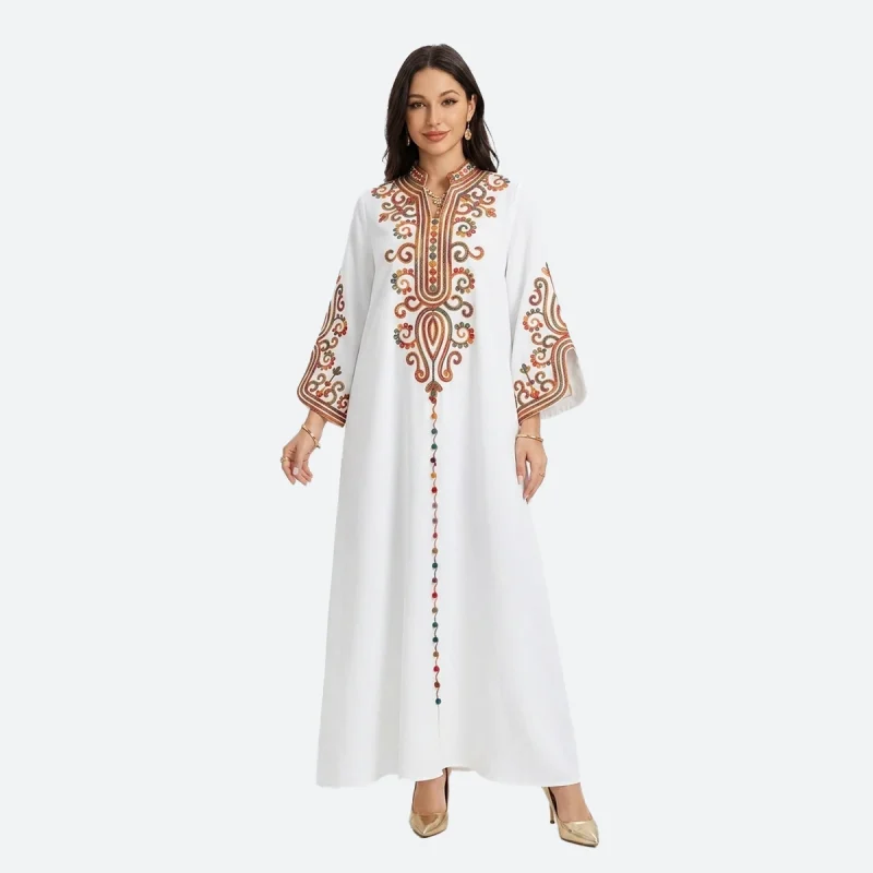 abaya femme robe broderie