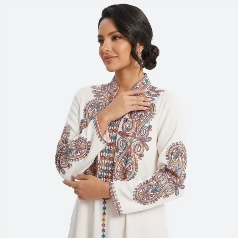 abaya femme robe broderie