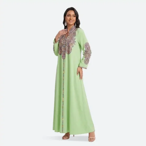 abaya femme robe broderie