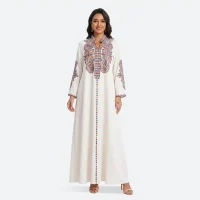 abaya femme robe broderie