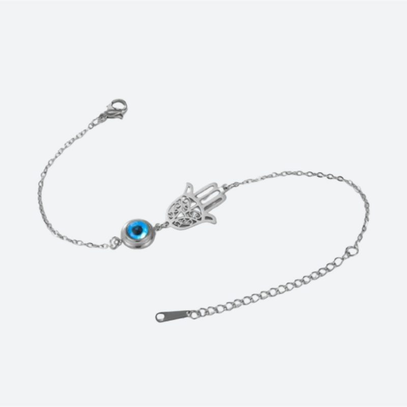 Bracelet Khamsa-argent