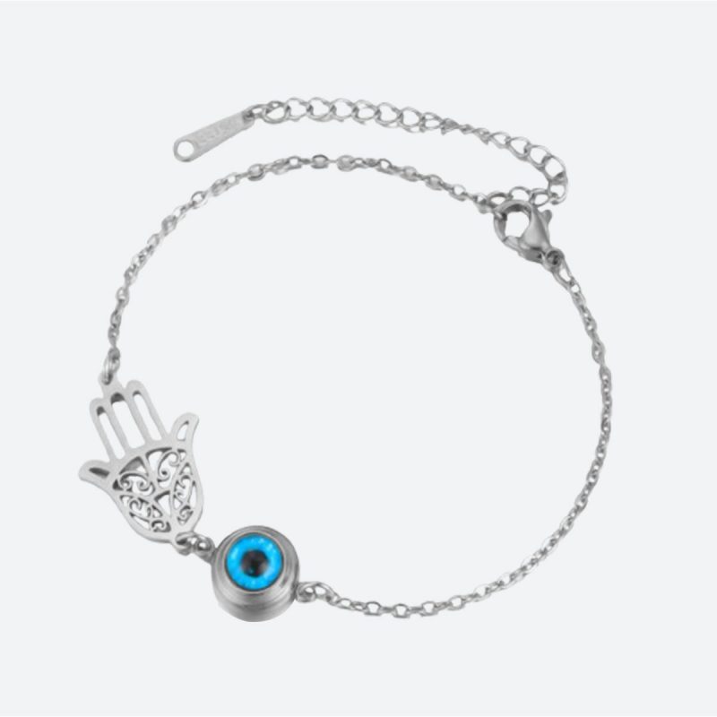Bracelet Khamsa-argent