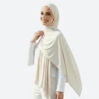 Hijab-chale jersey liquide
