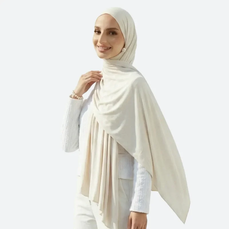 Hijab-chale jersey liquide