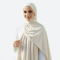 Hijab-chale jersey liquide