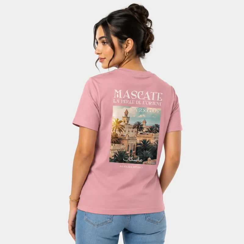 t-shirt arabe femme-perle