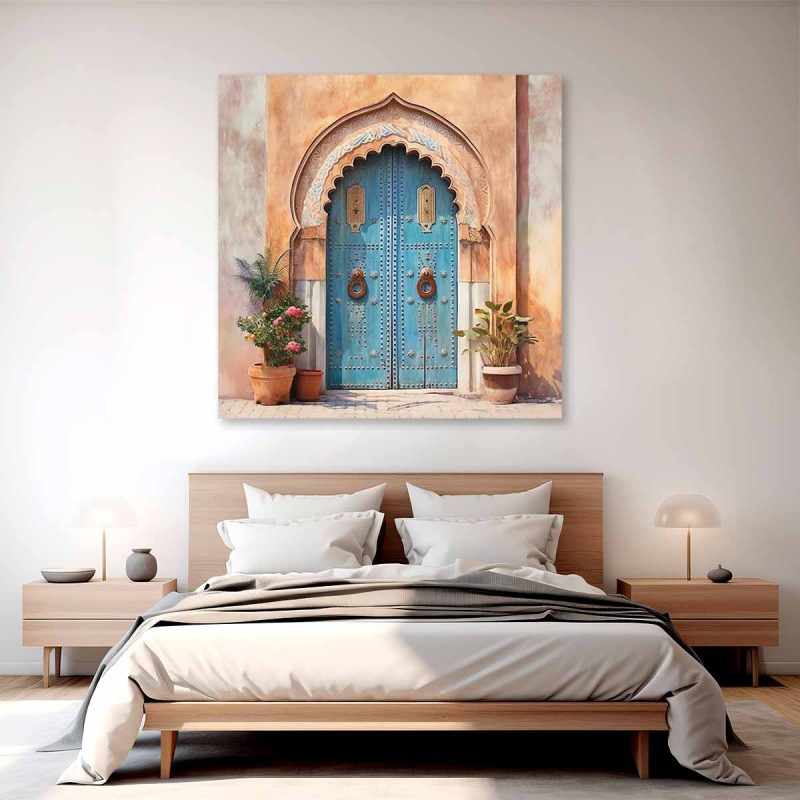 Tableau arabe porte mosquée