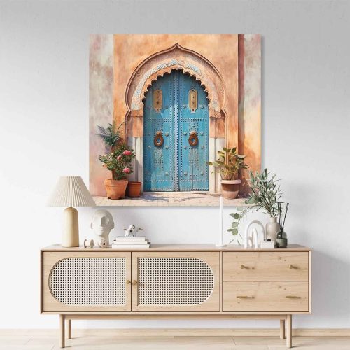 Tableau arabe porte mosquée