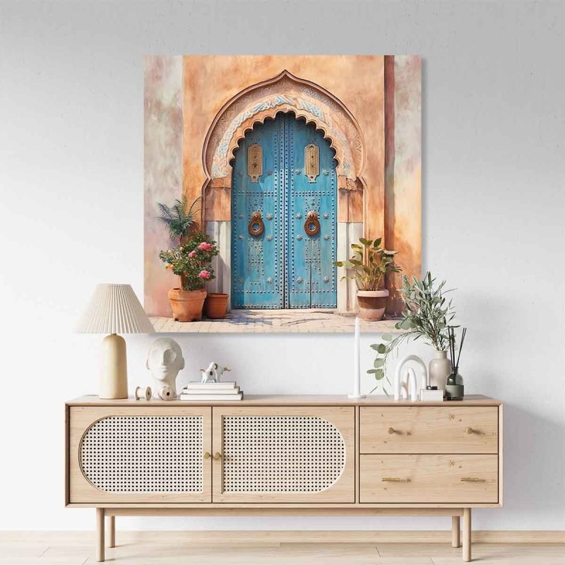 Tableau arabe porte mosquée