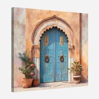 Tableau arabe porte mosquée