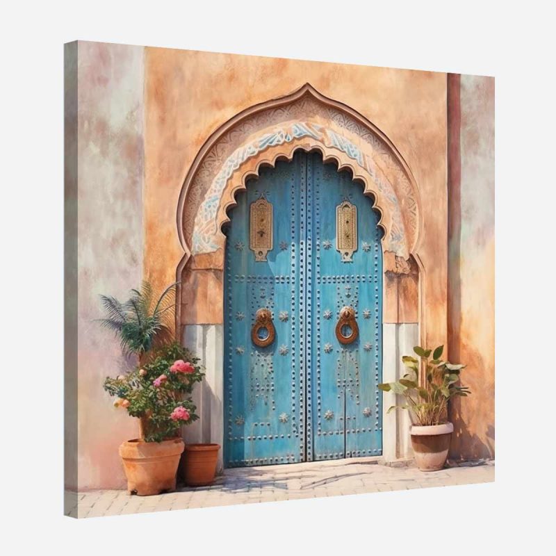 Tableau arabe porte mosquée