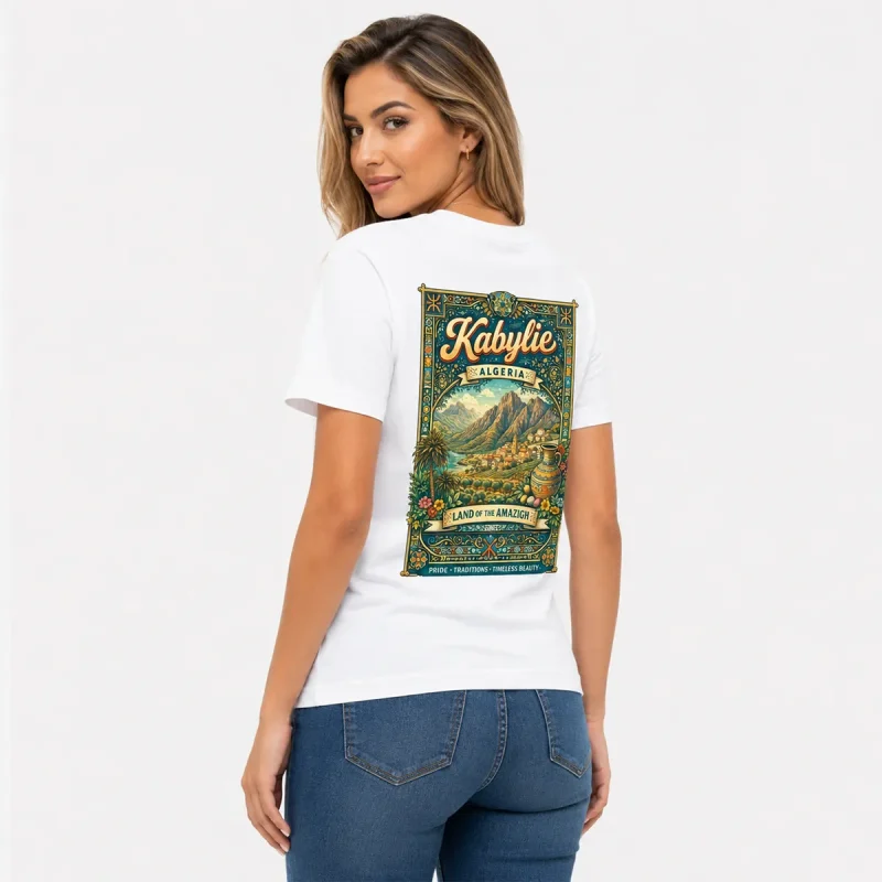 t-shirt kabylie femme-pride