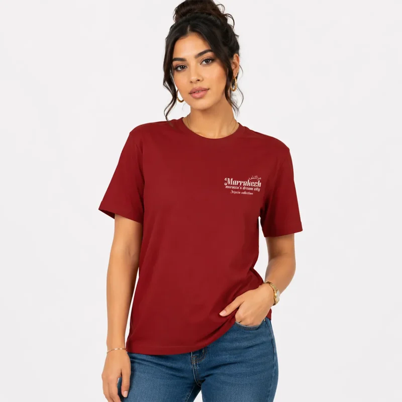 t-shirt-maroc-femme-marrakech-dream t shirt maroc femme-marrakech dream