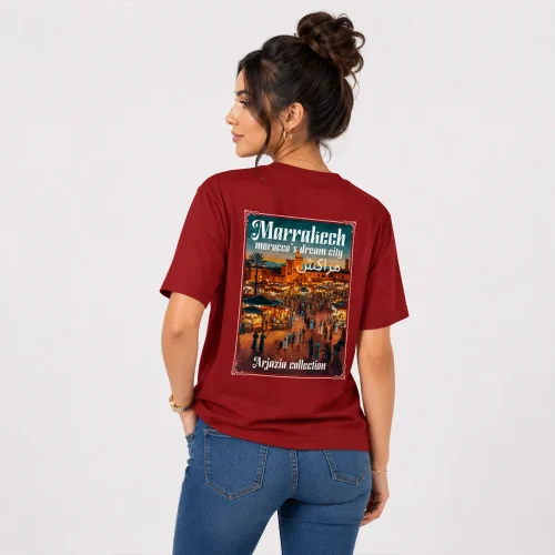 t shirt maroc femme-marrakech dream