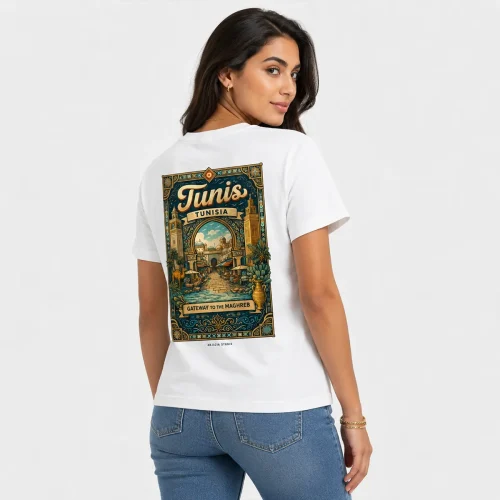t-shirt tunisie femme-tunis