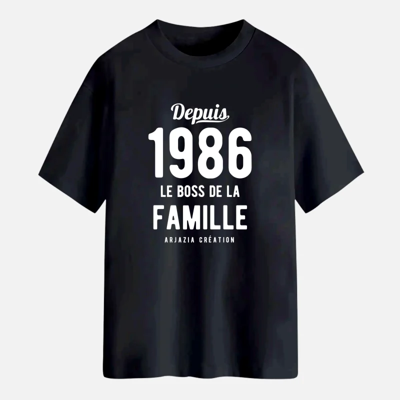 T-shirt personnalise le boss T-shirt personnalise le boss