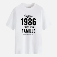 T-shirt personnalise le boss